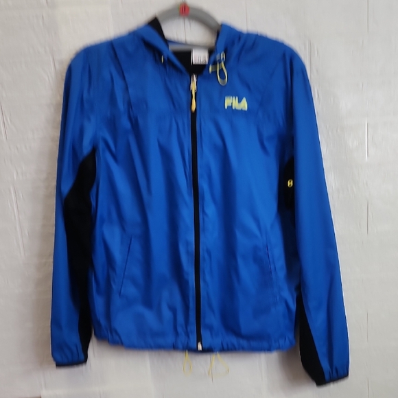 Fila Jackets & Blazers - Fila Royal Blue Hooded Jacket